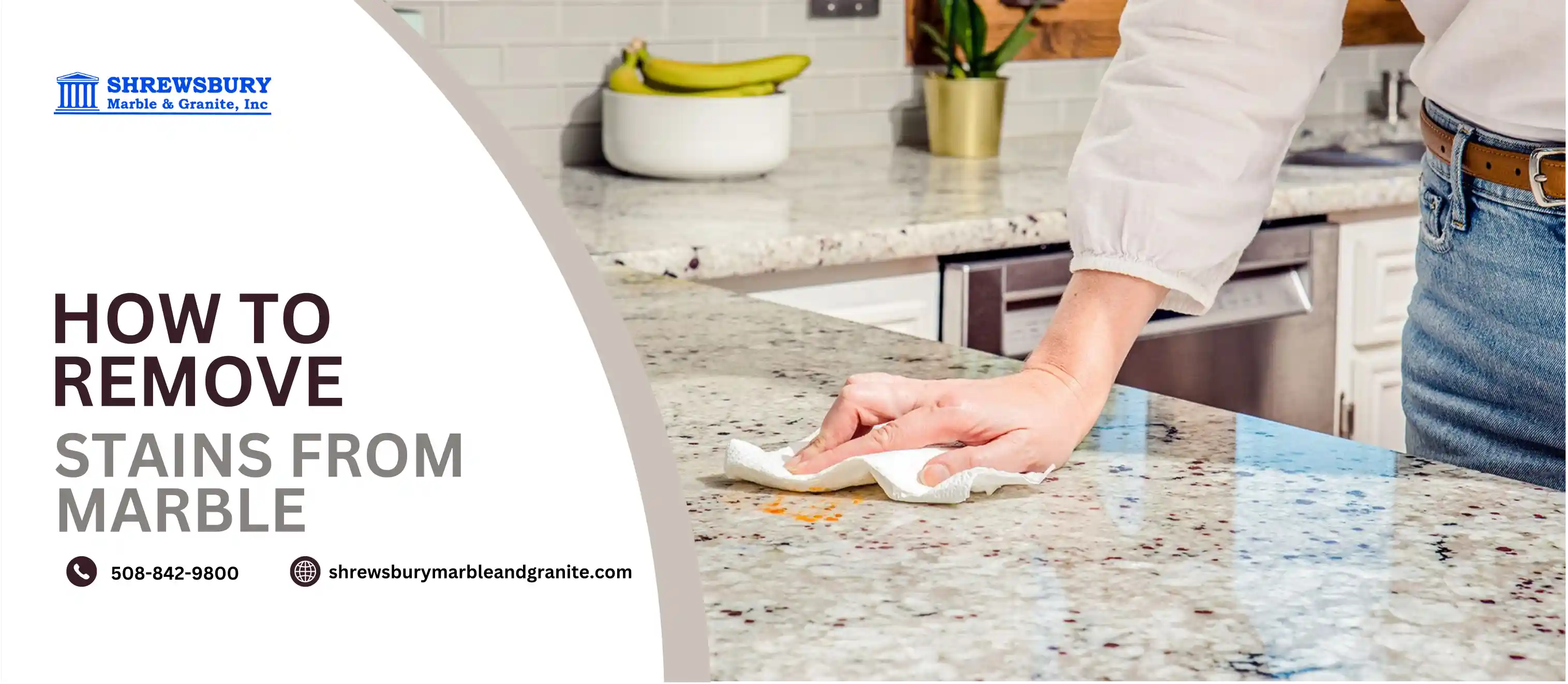 how to get stains out of marble
