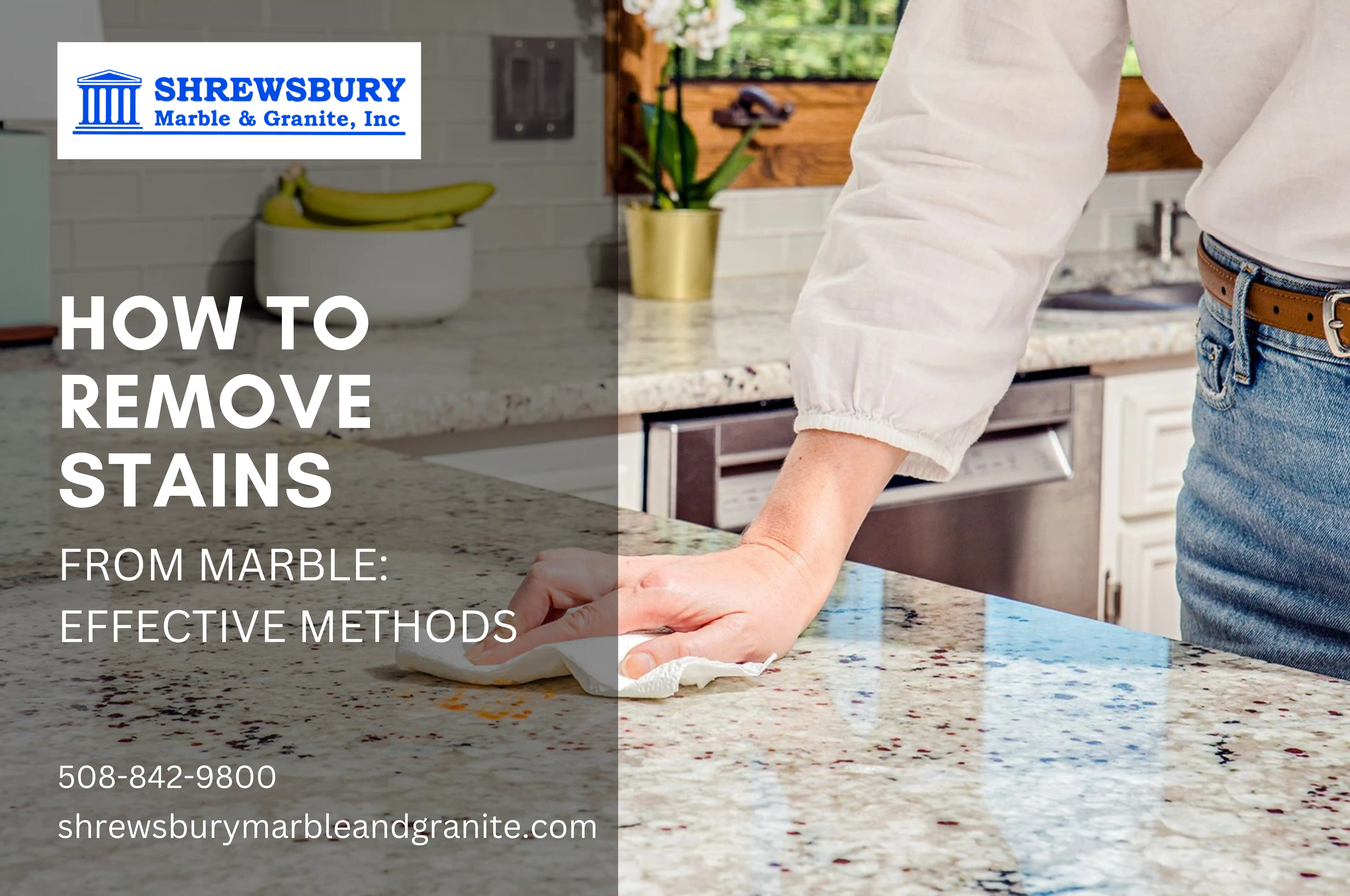 How to Remove Stains from Marble